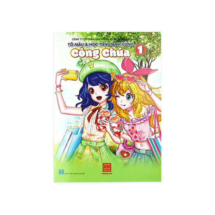 Bộ 3 Quyển Vở Tô Màu và Học Tiếng Anh Cùng Công Chúa Hồng Hà - Ảnh 2