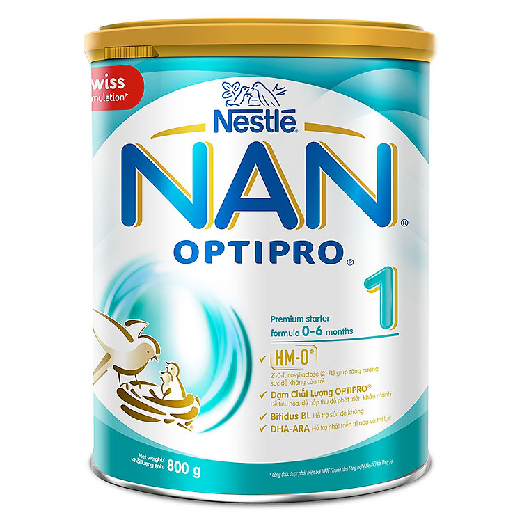 Sữa Bột Nestlé NAN Optipro 1 (800g) - HMO