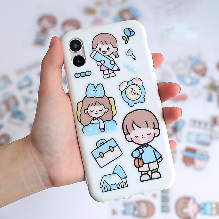 Sticker Nhiều Hình Cô Gái Và Bé Thỏ Telado MSTZ-07/2-6 (20 tờ) - Ảnh 7