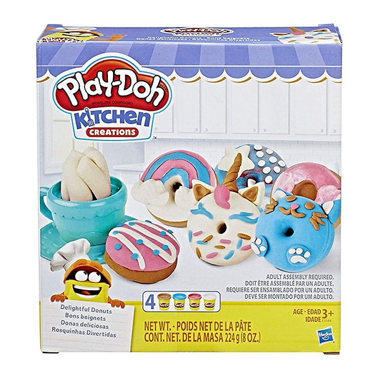 Đồ Chơi Đất Nặn Bánh Donut Sắc Màu - Play-Doh E3344