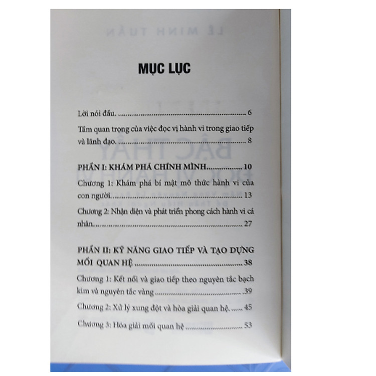 BẬC THẦY ĐỌC VỊ HÀNH VI - Ảnh 3