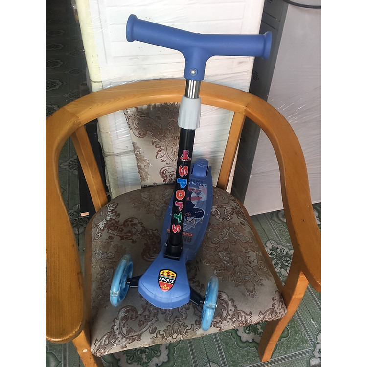 Scooter Nhựa Cho Bé Màu Xanh Chính hãng Giá tốt - Hình ảnh 3