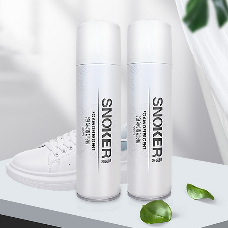 Chai Vệ Sinh Giày, Bình Xịt Bọt Tuyết Giặt Khô Giày Snoker Dung Dịch Vệ Sinh Giày Dép Snoker Cao Cấp
