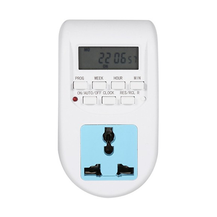 Ổ cắm hẹn giờ al06 bật tắt tự động 16 chương trình,công tắc hẹn giờ