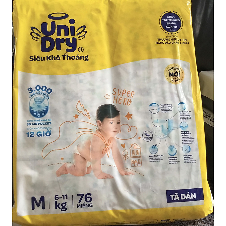 Mua Tã dán Unidry M76 cho bé 6-11kg Chính hãng Giá tốt - Hình ảnh 2