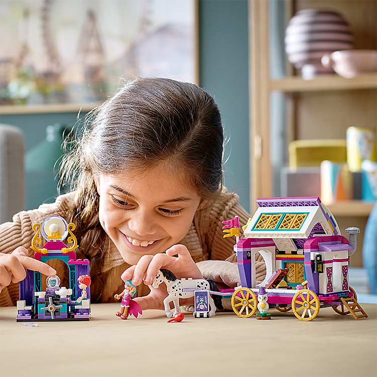 Đồ Chơi LEGO Friends Đoàn Xe Ảo Thuật Chính hãng Giá tốt - Hình ảnh 4