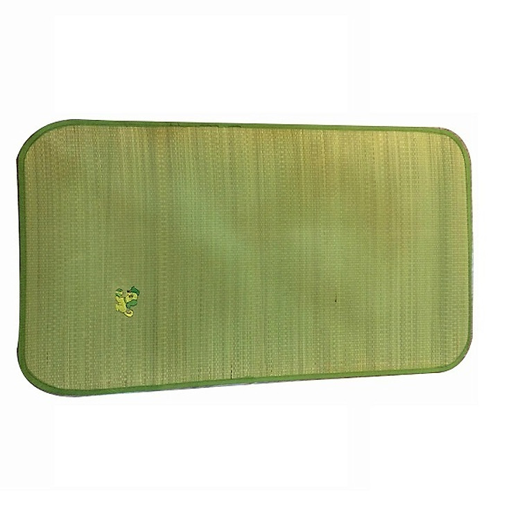 Chiếu cói Thái Bình viền vải dùng cho cho bé. KÍch thước: 1m x 0,56m