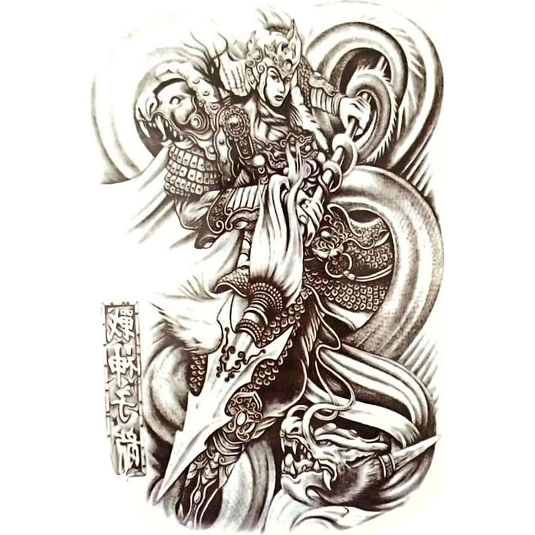 Hình Xăm Dán Triệu Vân QSA044