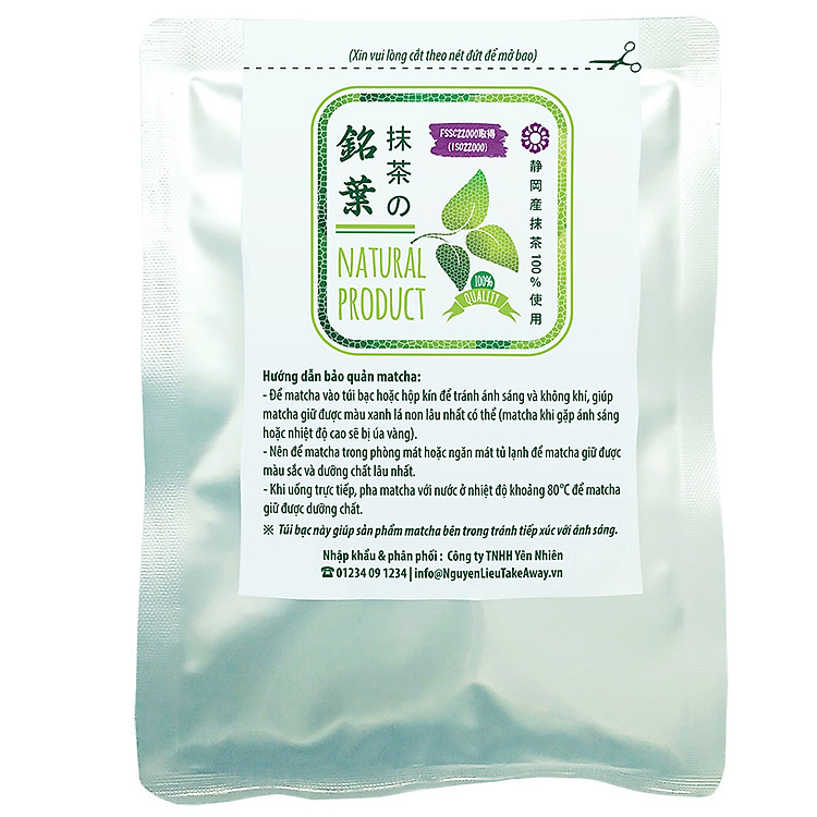 Bột Trà Xanh Matcha Meiyo - Yên Nhiên Cao Cấp FSSC22000 (50g)