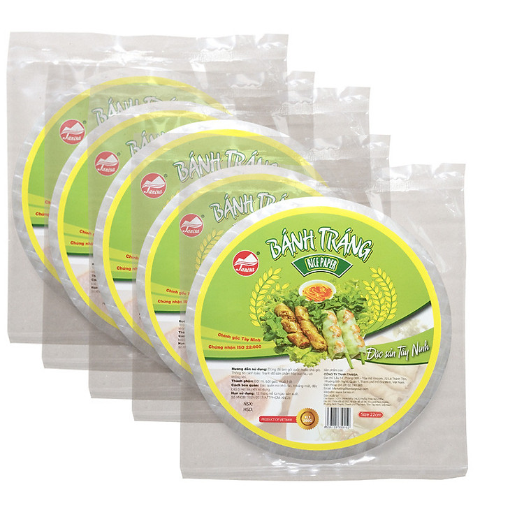 Combo 5 bánh tráng trắng Tây Ninh