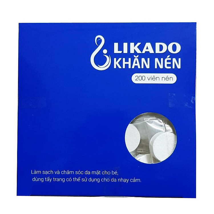 Mua Khăn Nén Dạng Viên LIKADO 200 Viên Uy tín Giá rẻ - Hình ảnh 2