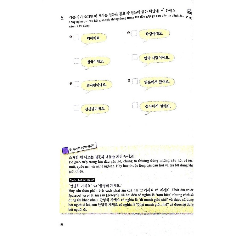 Luyện Kỹ Năng Nghe Tiếng Hàn (dành cho người mới bắt đầu) + CD - Ảnh 5