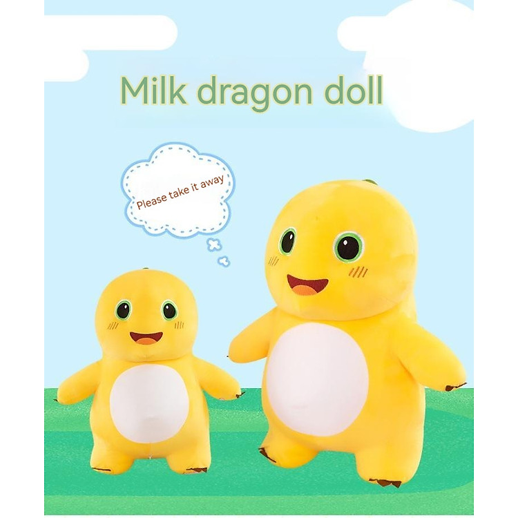 Thú nhồi bông khủng long vàng 40cm Chính hãng Tiết kiệm - Hình ảnh 2