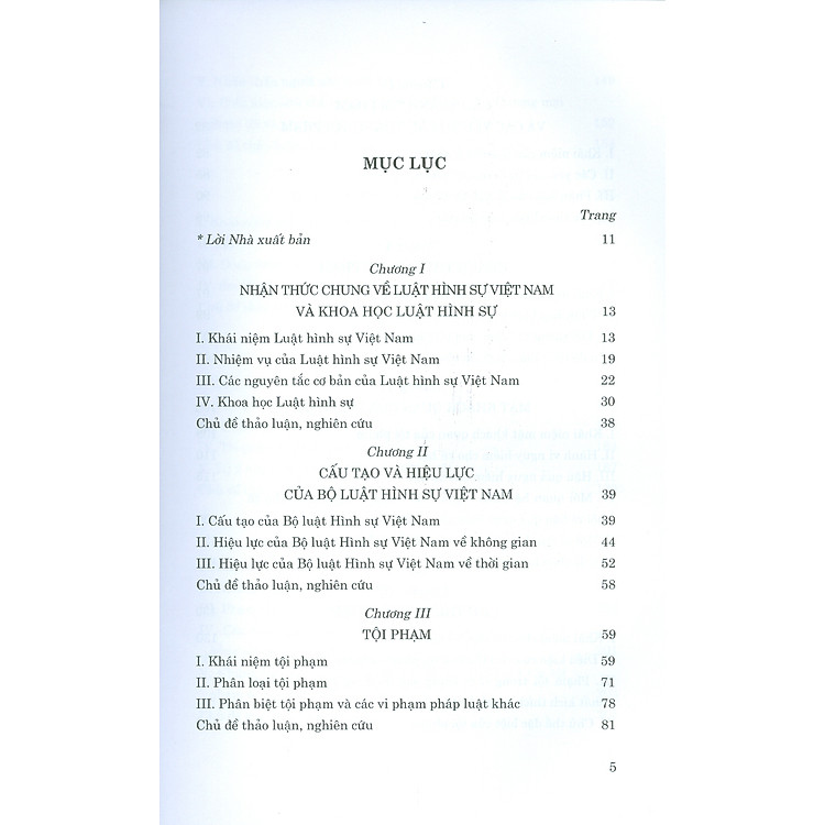 Tổng Quan Luật Hình Sự Việt Nam (Tái bản có sửa chữa, bổ sung) - Ảnh 7