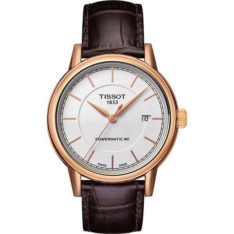 Đồng Hồ Nam Dây Da Tissot T085.407.36.011.00 (40mm) - Nâu