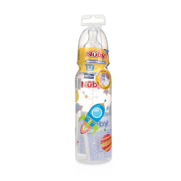 Bình sữa chống sặc Nuby 120-240ml Giá rẻ - Hình ảnh 5