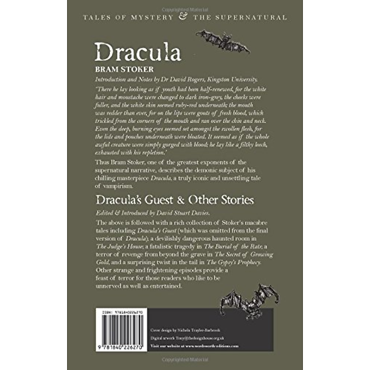 Tiểu thuyết kinh điển tiếng Anh: Dracula & Dracula's Guest - Ảnh 2