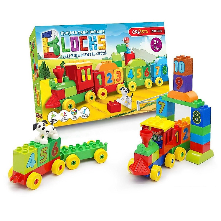 Mua Đồ Chơi Ghép Hình Đoàn Tàu DK81021 Chính hãng Tiết kiệm - Hình ảnh 3