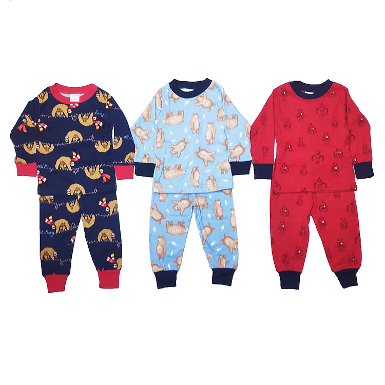 Combo 3 Bộ Carter BOZIP Thu Đông Cho Bé Trai Chất Đẹp