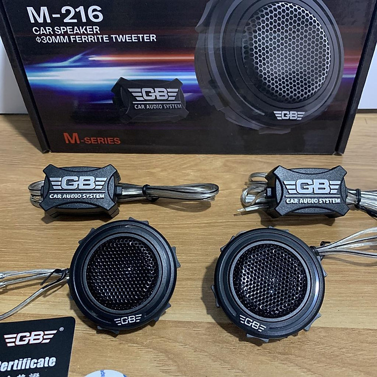 Loa Treble GB M-216 Công Suất 110W - Loa Tép Mini, Tress Âm Thanh Nổi, Chess ô tô xe hơi