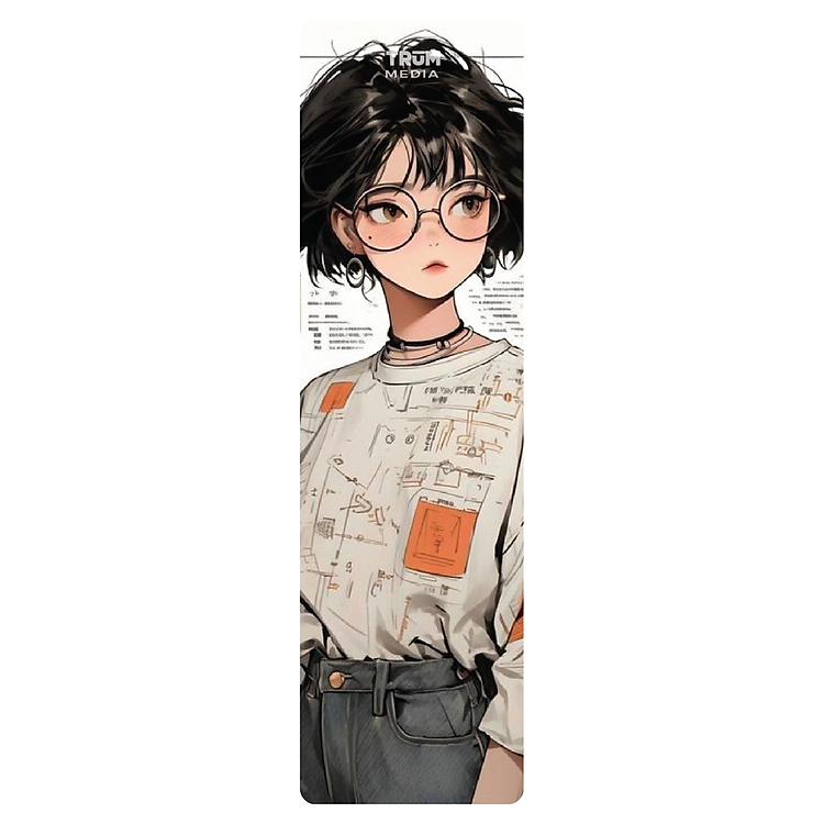 Bookmark Kẹp Sách Hoạ Tiết Cô Gái Hoạt Hình (5 cái) - Ảnh 5