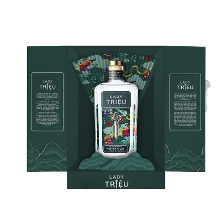 Rượu Lady Triệu Contemporary Việt Nam Gin 43% 1x0.7L (Tet GB 2023)