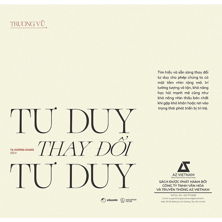 Tư Duy Thay Đổi Tư Duy - Ảnh 2