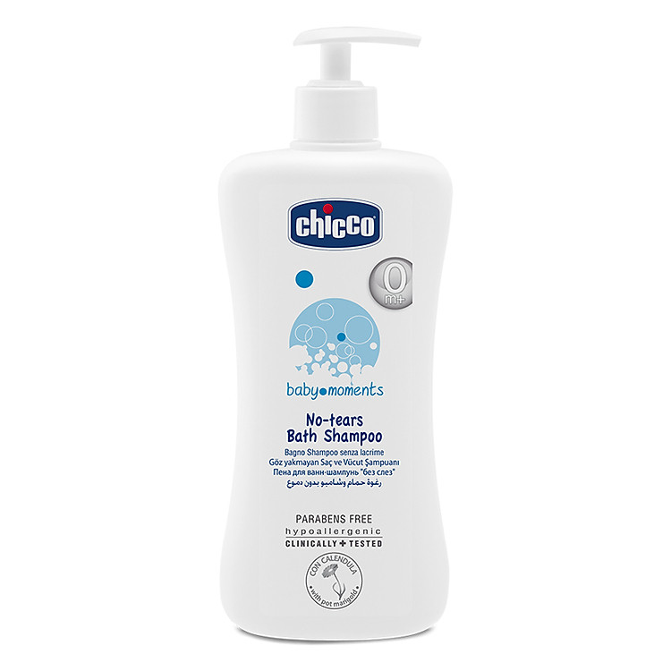 Sữa Tắm Gội Chiết Xuất Hoa Cúc 0M+ Chicco (500ml)
