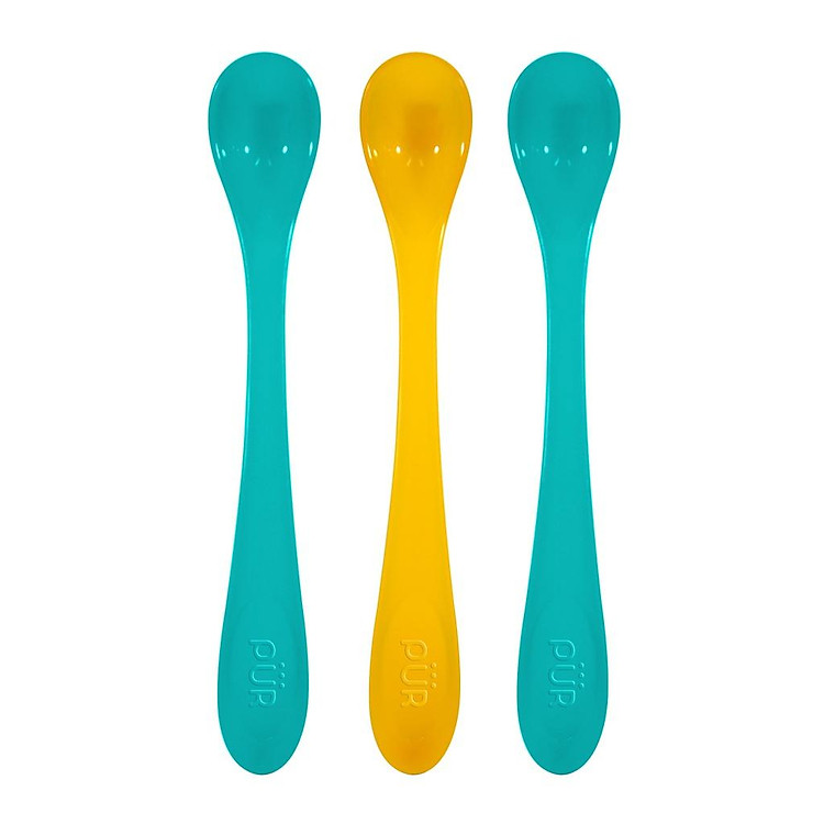 Bộ 3 muỗng dài Pur cho bé Chính hãng Giá tốt - Hình ảnh 2