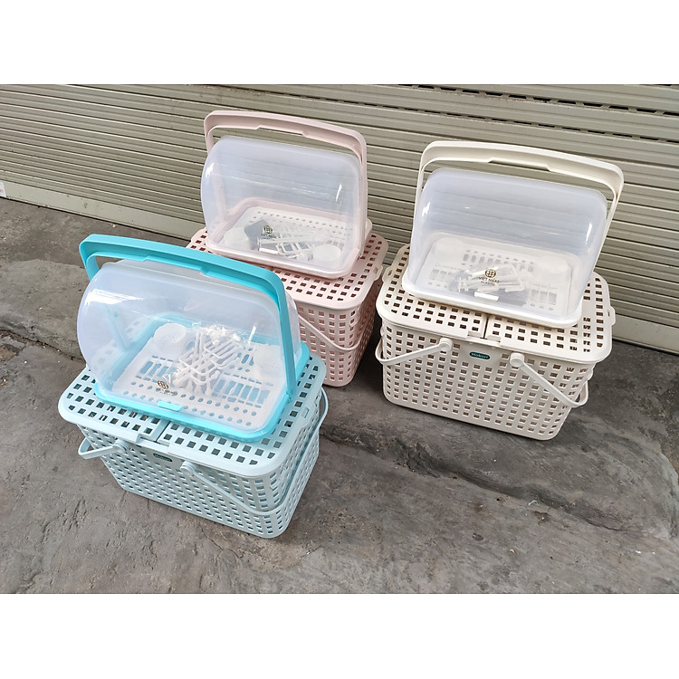 Combo kệ úp bình sữa và giỏ HOKORI Đảm bảo Giá tốt - Hình ảnh 3