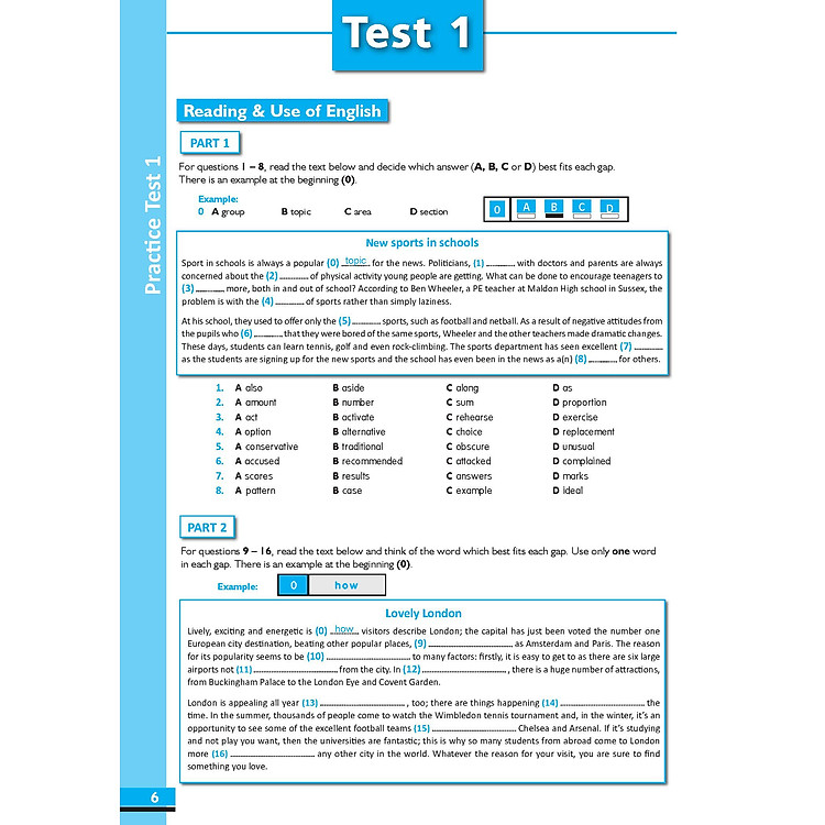 B2 First for School Preliminary 1 with 4 Practice Tests - Ảnh 6