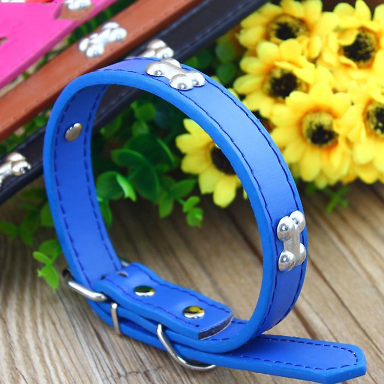 Dây đeo cổ cho thú cưng có họa tiết hình xương chó