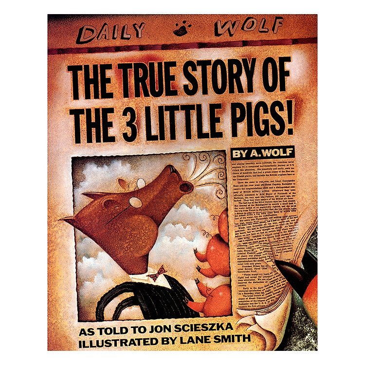 Sách The True Story Of The Three Little Pigs