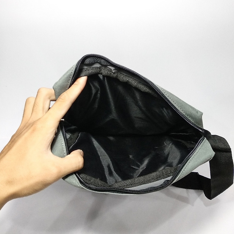 Túi Đeo Đứng Messenger Bag T-23-013 Xám - Ảnh 4