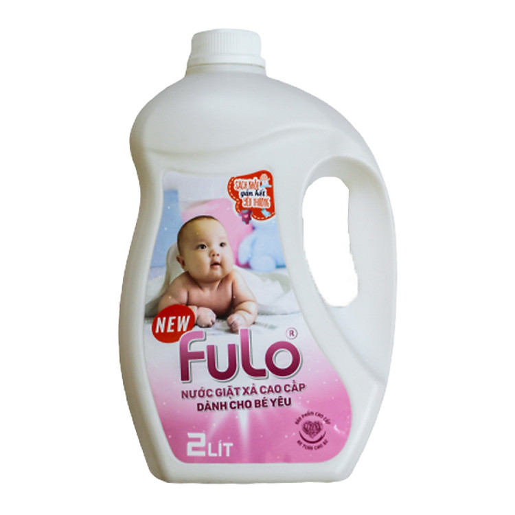Nước giặt cao cấp cho bé Fulo Baby hương thơm tự nhiên 2000ml
