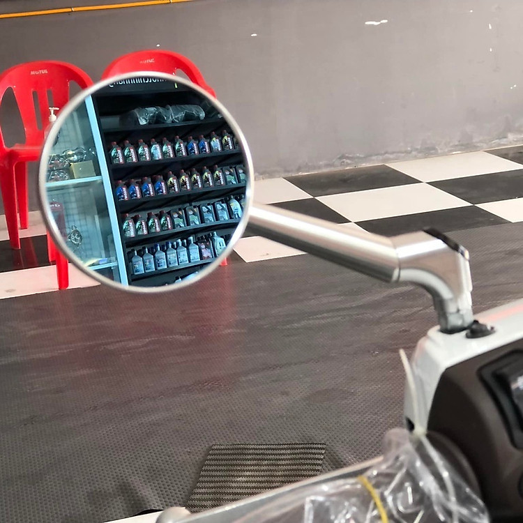 Kính H2C tròn có thể gắn đước tất cả các loại xe 2 bánh (070686)