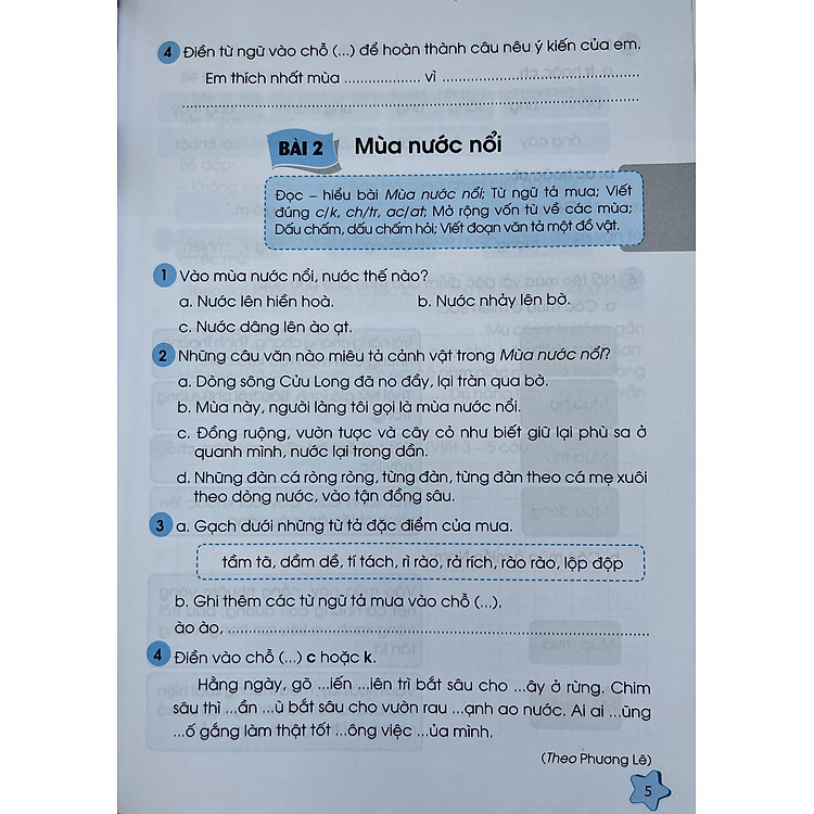 Vở bài tập - Thực hành Tiếng Việt lớp 2 tập 1+2 (Kết nối tri thức với cuộc sống) - Ảnh 4