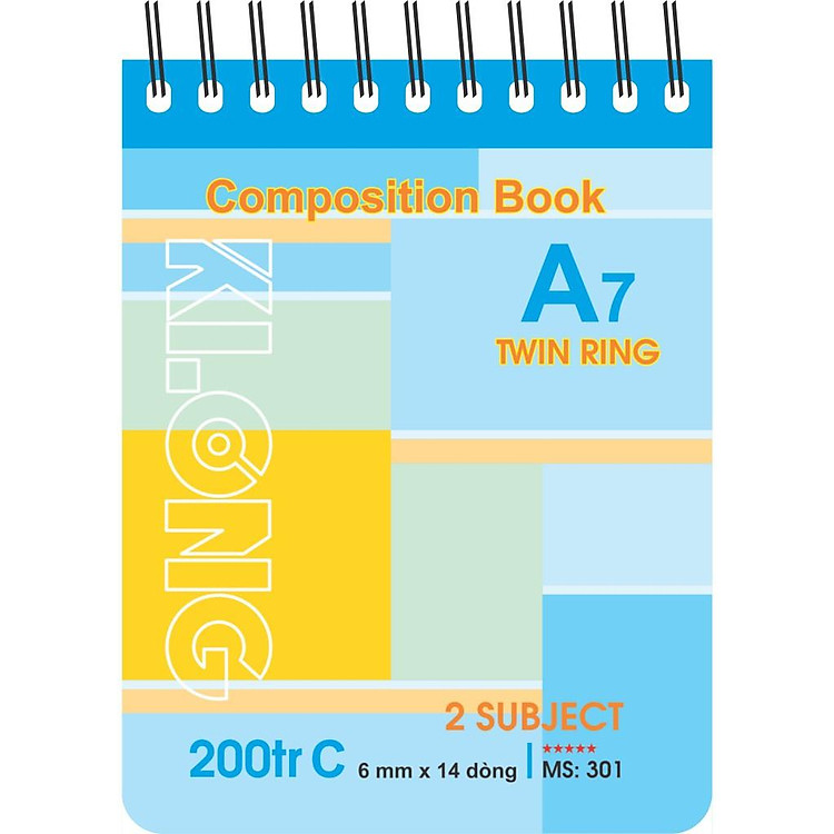 Sổ Kẻ Ngang Lò Xo Kép Bìa Nhựa A7 (200 trang) - Ảnh 6