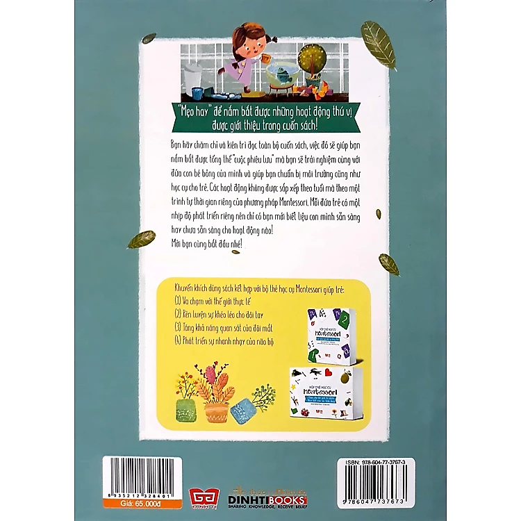Học Montessori Để Dạy Trẻ Theo Phương Pháp Montessori - 60 Hoạt Động Montessori Giúp Trẻ Trưởng Thành - Ảnh 5