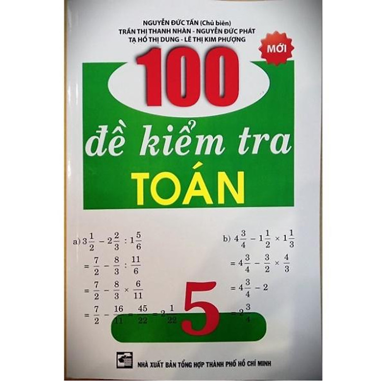 100 Đề Kiểm Tra Toán Lớp 5