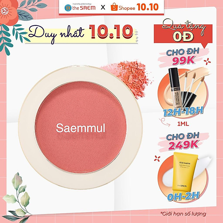 Phấn má hồng The Saem Saemmul Single Blusher (5g)