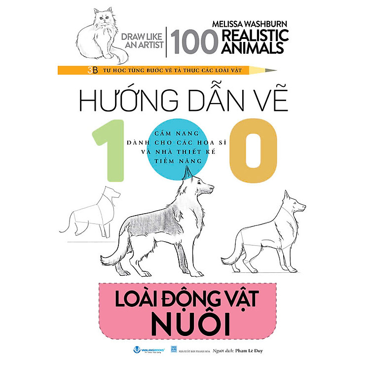 Hướng Dẫn Vẽ 100 Loài Động Vật Hoang Dã – Động Vật Nuôi