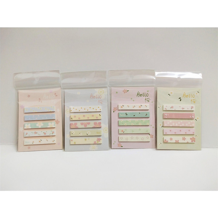 Giấy Đánh Dấu Trang HELLO (Mẫu Ngẫu Nhiên)