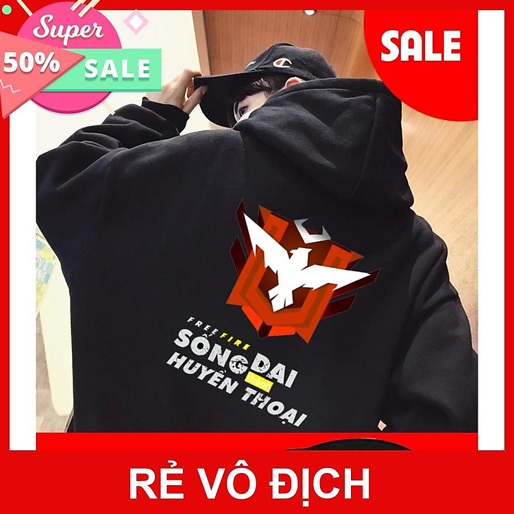 Áo khoác nỉ FREEFIRE - áo game Garena giá siêu rẻ nhất vịnh bắc bộ
