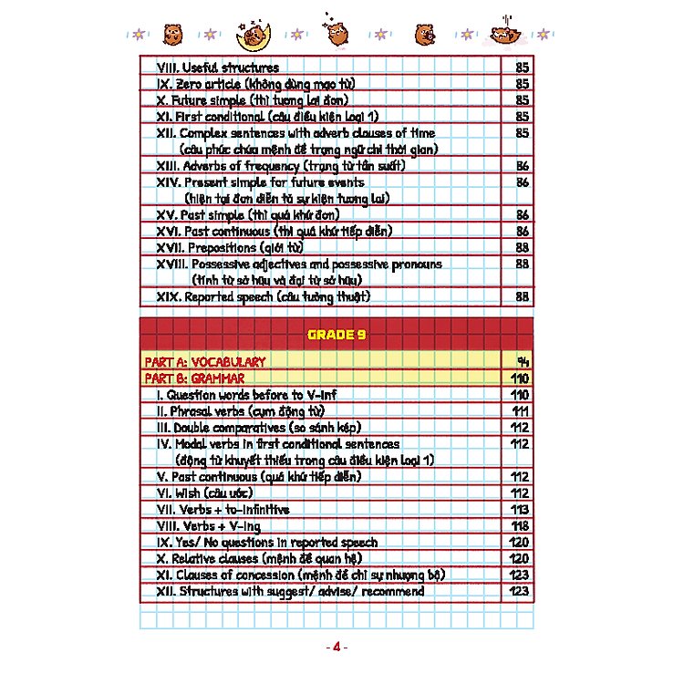 TAKE NOTE! Trọng tâm kiến thức tiếng anh trung học cơ sở - Ảnh 5