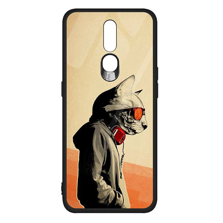 Ốp Lưng Kính Cường Lực Cho Oppo F11 PRO In Hình Phần A - Hàng Chính Hãng