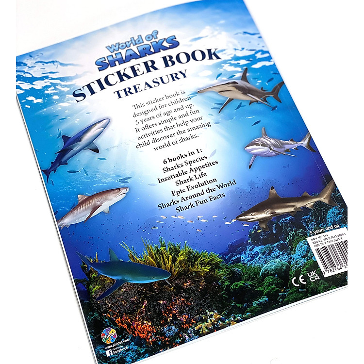 World Of Sharks Sticker Book Treasury - Ảnh 6