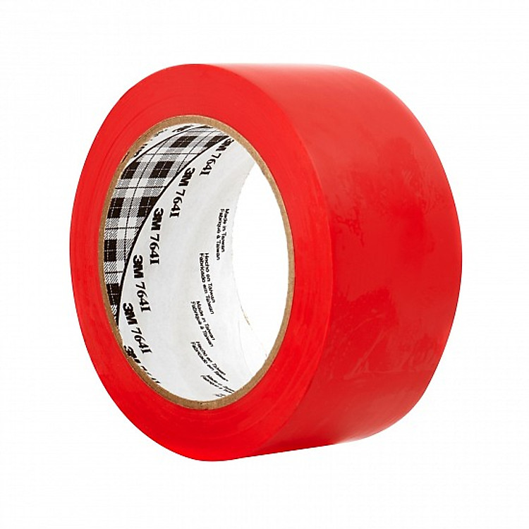 Băng Dính Dán Nền Cảnh Báo 3M 764 Màu Đỏ (50mm x 33m)