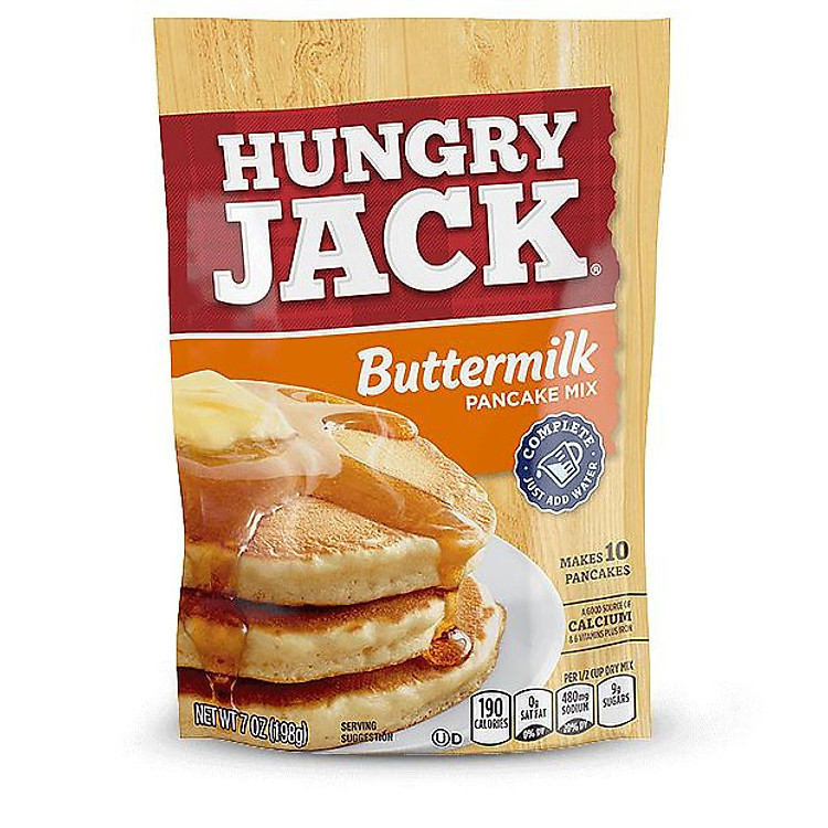 Bột Làm Bánh Pancake Waffle Buttermilk Hungry Jack (198g)