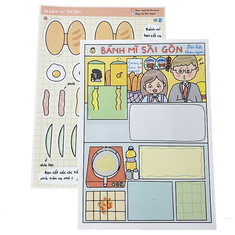 Bộ Tranh Tương Tác Cô Tiên Xanh Chính hãng Giá rẻ - Hình ảnh 3